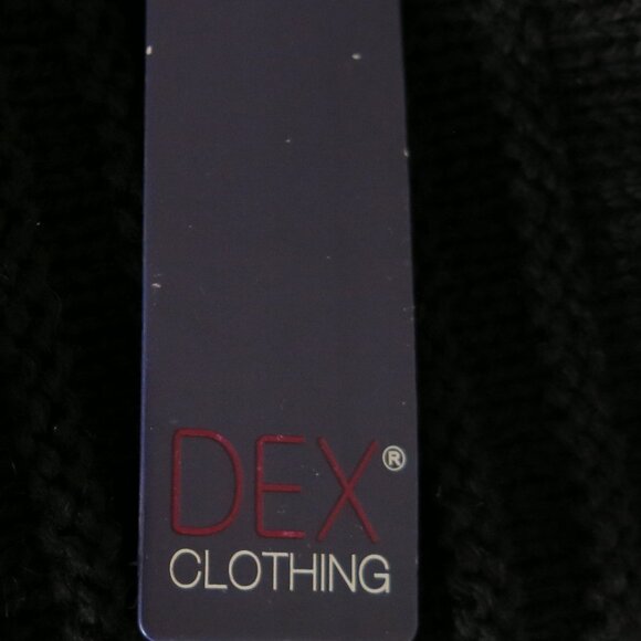 Dex Clothing Black Cowl Neck Knit Sweater - Size Medium - Picture 7 of 7
